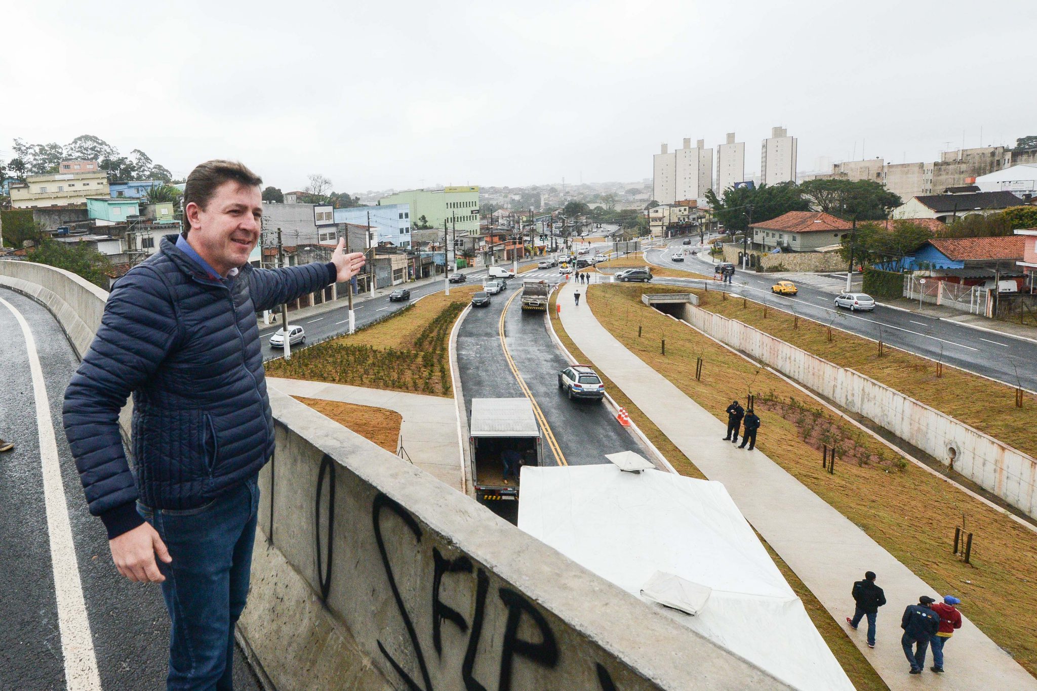 Orlando Morando destaca qualidade do sistema viário o Viaduto