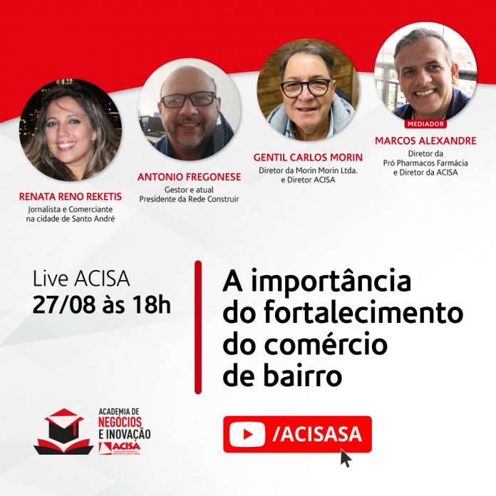 Live é a 15ª promovida pela Associação. Foto: Divulgação/ACISA