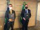 São Bernardo conquista meio bilhão de reais em investimento de infraestrutura Prefeito Orlando Morando em Brasília para assinatura do aporte. Foto: Divulgação/PMSBC