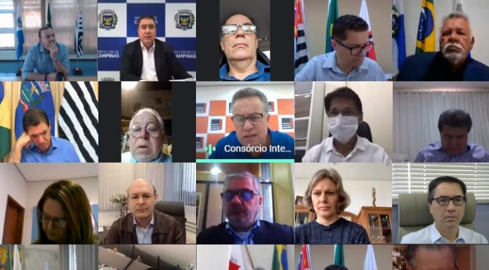 Consórcio ABC participa da 78ª reunião geral da FNP Realizado por meio de videoconferência, encontro foi acompanhado pelo presidente da entidade regional e prefeito de Rio Grande da Serra, Gabriel Maranhão. Foto: Divulgação/Consórcio ABC