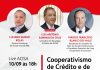 Live: Especialistas discutem cooperativismo de crédito e de consumo Live acontece na próxima quinta-feira, 10/09 às 18h. Foto: Divulgação