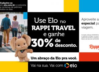 Elo e Rappi lançam oferta exclusiva para Rappi Travel Parceria marca a entrada do Rappi no segmento de turismo com desconto na reserva de hotéis e voos para quando for possível voltar a viajar. Foto: Divulgação
