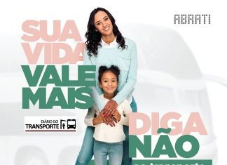 Campanha alerta população para os perigos dos ônibus clandestinos "Sua Vida Vale Mais! Diga Não ao Transporte Clandestino" é o título da campanha. Foto: Divulgação/Abrati