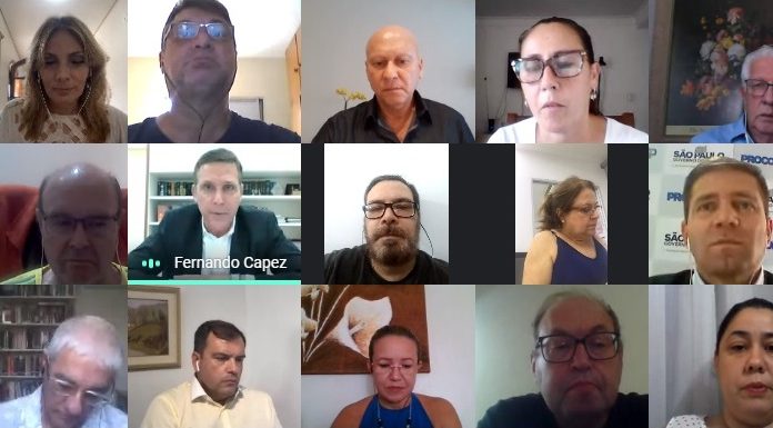 Consórcio ABC e Procon ressaltam importância da fiscalização na pandemia Encontro virtual contou com participação do secretário estadual de Defesa do Consumidor Fernando Capez. Foto: Divulgação/Consórcio ABC