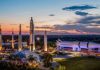 NASA Kennedy Space Center Visitor Complex proporciona passeios inesquecíveis Além das atrações, o complexo oferece uma variedade de presentes na maior loja espacial do mundo. Foto: Divulgação