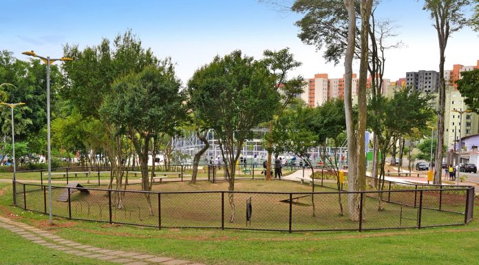 Santo André entrega nova Praça das Crianças Equipamento localizado no Parque Marajoara recebeu diversas intervenções, como revitalização de quadras e iluminação em LED. Foto: Angelo Baima/PSA