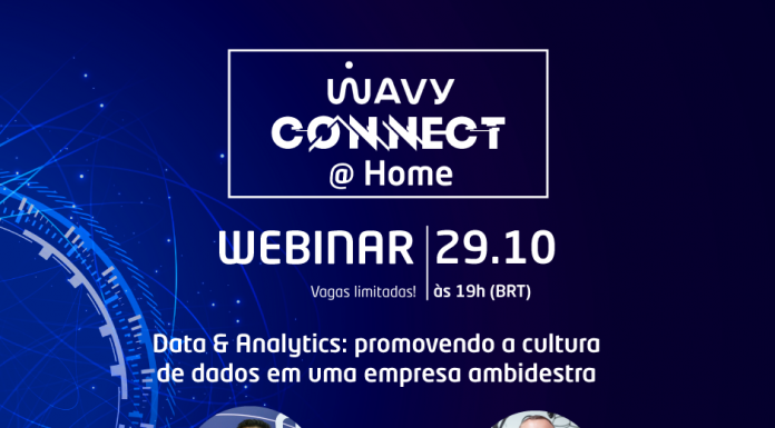Webinar da WAVY Global promove discussão sobre Data & Analytics Evento gratuito acontece na próxima quinta-feira, 29/10, e tem o objetivo de promover a cultura de dados em uma empresa ambidestra. Foto: Divulgação