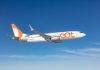 GOL realiza o primeiro voo técnico com o Boeing 737 MAX Boeing 737 MAX. Foto: Divulgação/GOL