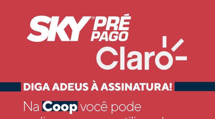 Recarga de TV pré-paga é novo serviço da COOP Serviço estará disponível para Sky Tv e Claro Tv. Foto: Divulgação