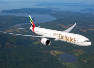 Emirates aumenta número de voos entre São Paulo e Dubai A companhia aérea lança seu quarto voo semanal de São Paulo para Dubai. Foto: Divulgação