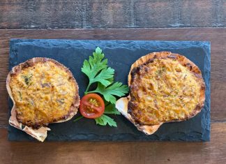 Pousada do Sandi lança cardápio plant based em Paraty Casquinha de jaca com creme de castanhas. Foto: Divulgação