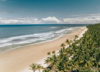 Costa do Cacau: Um paraíso bahiano Praia da Costa do Cacau - Bahia. Foto: Divulgação/Txai resorts