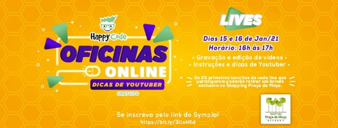 Atividade online ensina público jovem a produzir vídeos profissionais. Foto: Divulgação