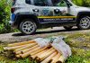Guarda Ambiental acaba com extração irregular de palmito Agentes da corporação prenderam um individuo em flagrante na região da Serra do Mar. Foto: Divulgação/PMSBC