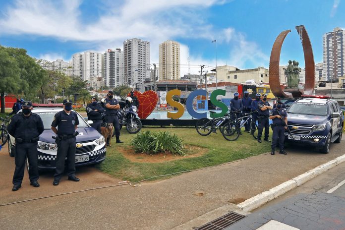 Cidade registrou avanço na qualidade de segurança disponibilizada aos moradores. Foto: Divulgação/PMSCS