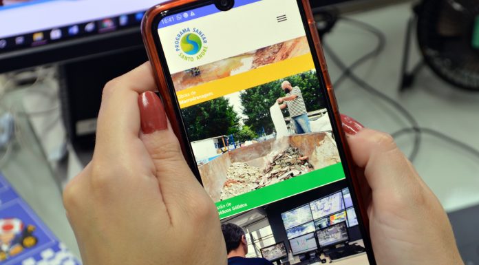 Programa Sanear Santo André ganha website exclusivo Um dos maiores programas de obras de saneamento da história da cidade também conta com redes sociais próprias. Foto: Divulgação/Semasa