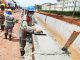 Serviços de drenagem no Complexo Viário Cassaquera Concretagem da viga de coroamento. Foto: Divulgação/Semasa