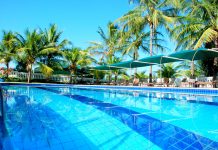 Diversas atividades no feriadão de Páscoa no Brotas Eco Hotel Fazenda Uma das piscinas do Brotas Eco Hotel Fazenda. Foto: Divulgação