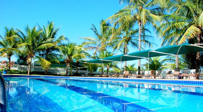 Feriado tem programação especial no Brotas Eco Resort Uma das piscinas do Brotas Eco Hotel Fazenda. Foto: Divulgação