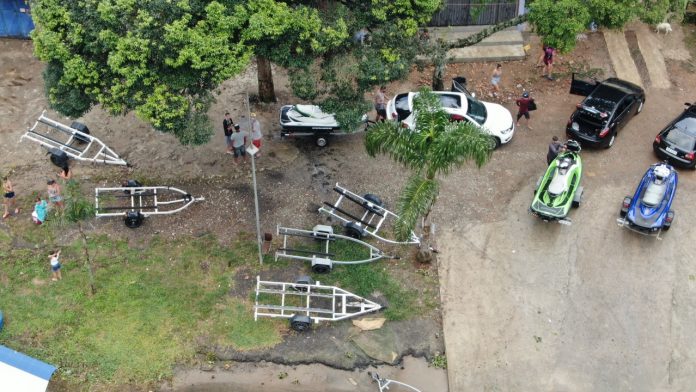 Flagrante com equipamento ocorreu durante Operação Comércio Responsável, realizada neste domingo, no Jardim Riviera. Foto: Divulgação/Semasa