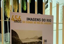 Orla carioca estampa imagens do Rio antigo Exposição com imagens do IMS faz parte de homenagem da Prefeitura do Rio, Riotur e Orla Rio ao aniversário da cidade. Foto: Mauricio Pereira/Divulgação