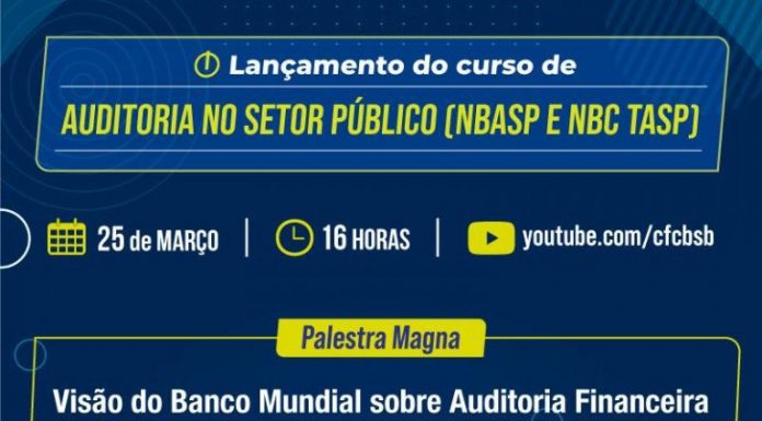 A visão do Banco Mundial sobre Auditoria Financeira será tema de palestra gratuita Evento acontece na próxima quinta-feira, 25/03. Foto: Divulgação