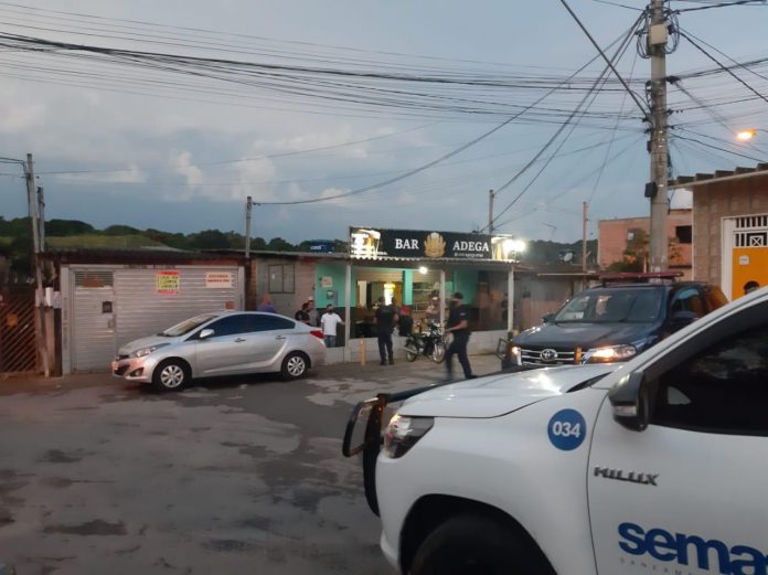Equipes da Prefeitura percorreram a cidade para verificar o cumprimento das medidas sanitárias e de proteção contra a Covid-19. Foto: Divulgação/PSA