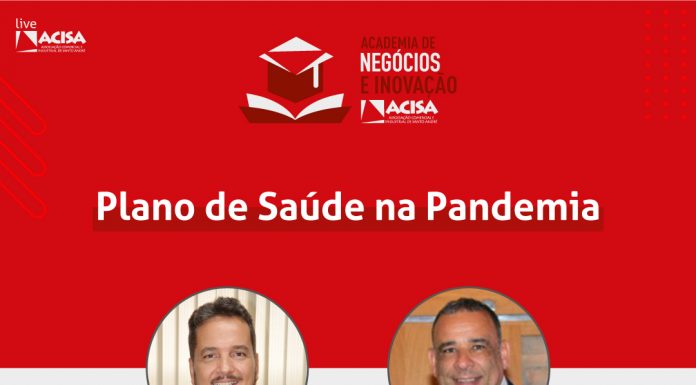 ACISA promove mais uma live nesta quinta-feira Evento será transmitido pelas redes sociais. Foto: Divulgação/ACISA