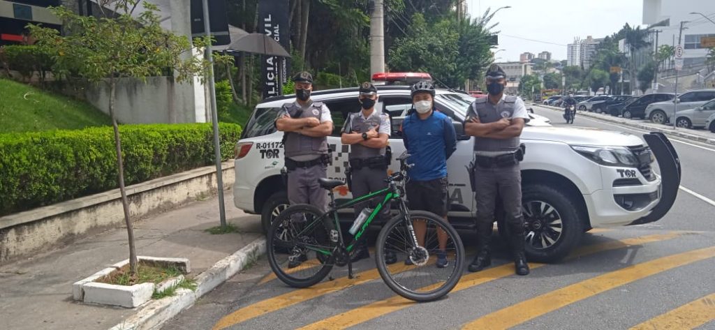 Bicicleta foi devolvida para a vítima. Foto: Divulgação