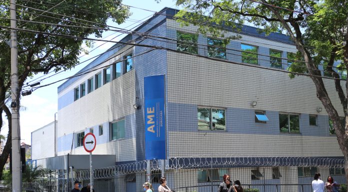 Hospital de Campanha no AME Sorocaba Fachada do AME Sorocaba. Foto: Divulgação/FMABC