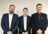Itapemirim Transportes Aéreos anuncia novo CEO Adalberto Bogsan, Sidnei Piva e Tiago Senna. Foto: Divulgação