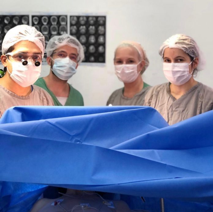 Cirurgia foi realizada pelo pelo Dr. Marcos Rêgo e sua equipe. Foto: Divulgação/PSA