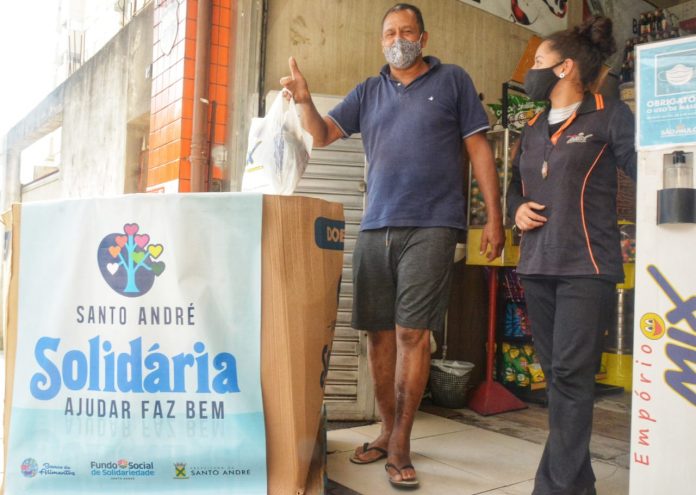 Alimentos foram coletados em diversos pontos de Santo André. Foto: Angelo Baima/PSA