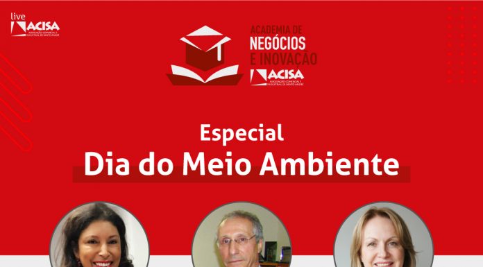 ACISA promove live sobre meio ambiente Evento acontece na próxima quinta-feira, 03/06. Foto: Divulgação/ACISA