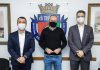 Prefeitura e GM estreitam laços para o progresso de São Caetano Adriano de Barros, Tite Campanella e Daniel Capelossi Caramori. Foto: Letícia Teixeira/PMSCS