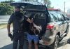Foragidos da Justiça são presos na Vila Guiomar Equipes estavam em patrulhamento na região da avenida Dom Jorge Marcos de Oliveira com a rua Almeida Garrete quando realizaram as duas prisões. Foto: Divulgação/PSA