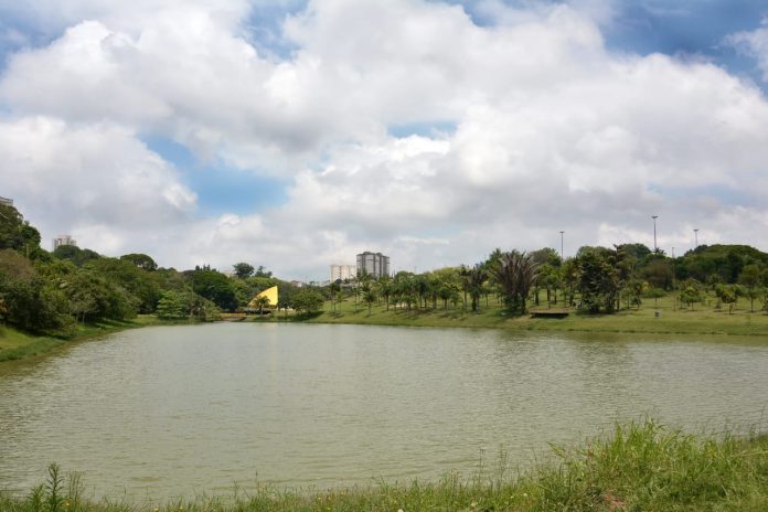 Parque Central é um dos espaços verdes mais conhecidos da cidade de Santo André. Foto: Helber Aggio/PSA