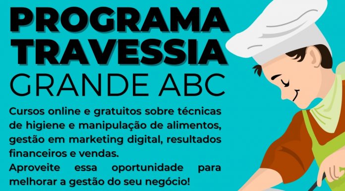 Inscrições prorrogadas para o Travessia Grande ABC Iniciativa é desenvolvida pelo Consórcio ABC e secretarias municipais de Desenvolvimento, em parceria com o Sebrae e apoio da Agência de Desenvolvimento Econômico. Foto: Divulgação/Consórcio ABC