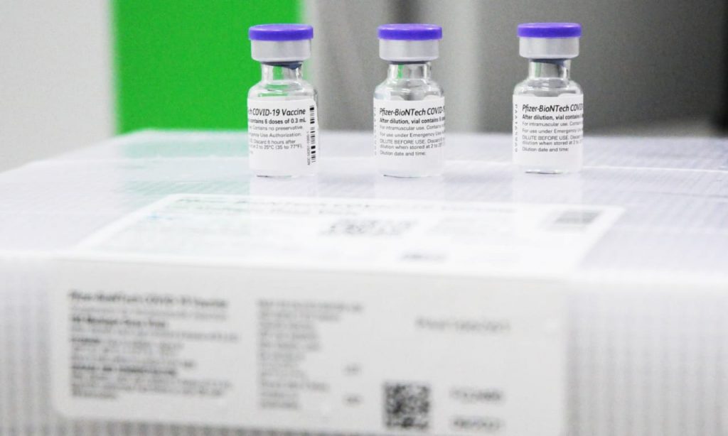 Município recebeu 9.726 novas doses de vacinas da Pfizer. Foto: Angelo Baima/PSA
