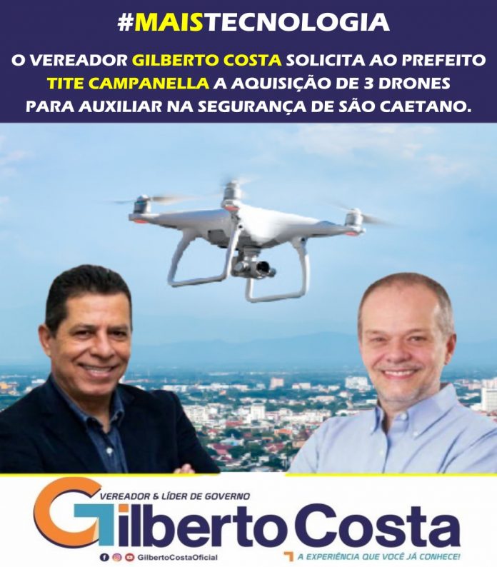 Vereador Gilberto Costa e Prefeito Tite Campanella. Foto: Divulgação