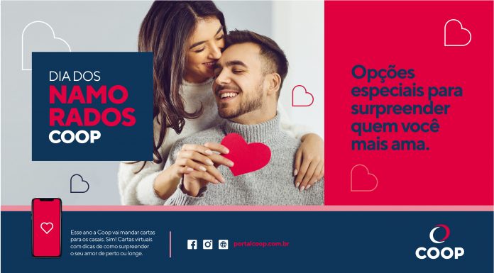 COOP lança campanha o Dia dos Namorados Alguns segmentos terão descontos. Foto: Divulgação/COOP