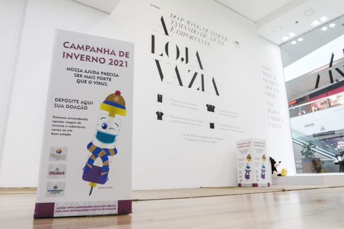 Loja Vazia foi inaugurada no São Bernardo Plaza Shopping. Foto: Gabriel Inamine/PMSBC