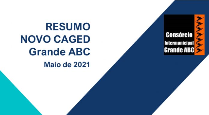 Grande ABC soma milhares de empregos formais em 2021 Dados do Ministério da Economia foram organizados em boletim regional pelo Consórcio ABC. Arte: Divulgação/Consórcio ABC