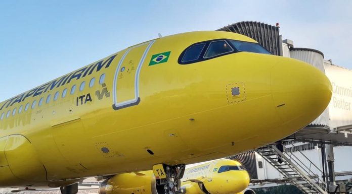 Itapemirim Transportes Aéreos celebra dia histórico Empresa, que completará dois meses de operação na próxima semana, prepara ações para comemorar a data com clientes e colaboradores. Foto: Divulgação
