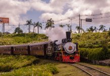 Que tal um passeio de Maria Fumaça? Passeio pela Região Uva e Vinho, na Serra Gaúcha, resgata tradições culturais e mantém viva a cultura ferroviária. Foto: Zéto Teloken