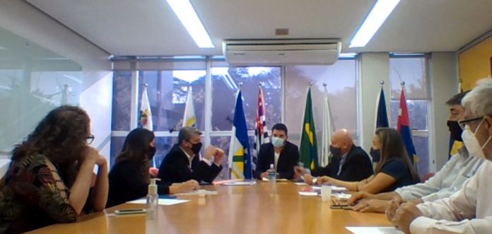Reunião ocorreu nesta sexta-feira (20/8) na sede da entidade regional. Foto: Divulgação/Consórcio ABC