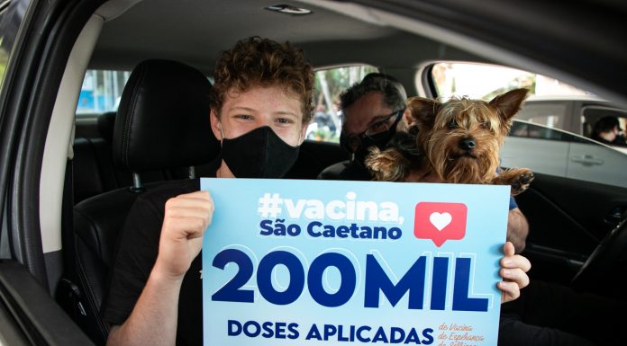 São Caetano alcança 200 mil doses aplicadas contra a covid-19 Até esta segunda-feira, 30/08, cidade registrou 202.142 doses aplicadas. Foto: Letícia Teixeira/PMSCS