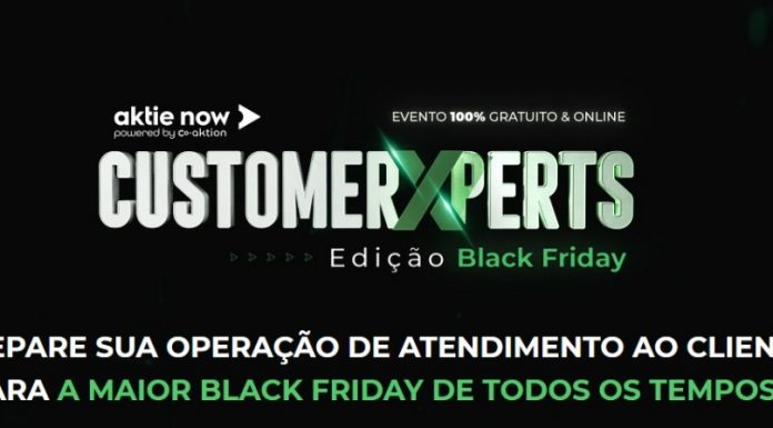 Aktie Now promove CustomerXperts O evento, 100% online e gratuito, é ideal para quem busca entregar uma boa experiência ao cliente na Black Friday. Arte: Divulgação