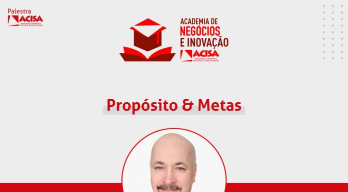 ACISA realiza nova palestra Evento será ministrado pelo empresário e mentor Renato Ferraz Martins. Arte: Divulgação/ACISA