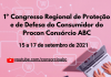 Congresso Regional debate hipervulnerabilidade do consumidor Evento é organizado pelo Consórcio ABC em parceria com a Fundação Procon-SP. Arte: Divulgação/Consórcio ABC